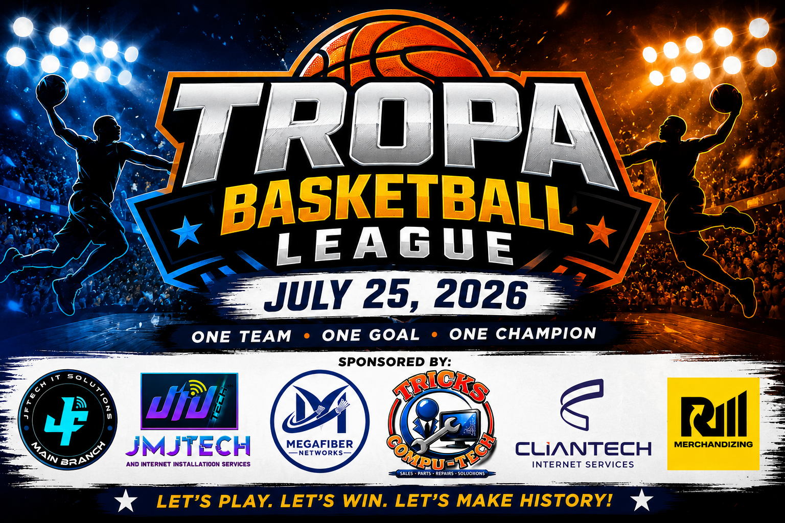 Tropa ISP Basketball Tournament official banner
